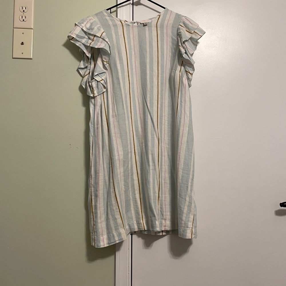 Ruffle Sleeve Dress